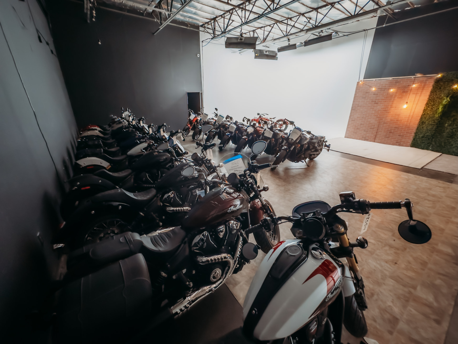 Indian Motorcycles shoot in the studio
