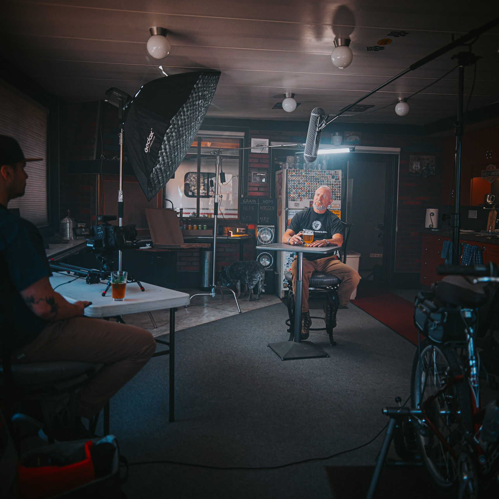 Brewery interview production